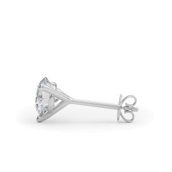 (2 CTTW) 1CT 3 PRONG WIRE STUD EARRING
